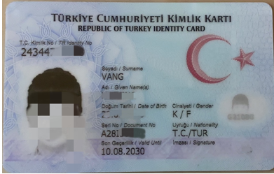 喜訊！拓視海外客戶W女士土耳其護照獲批